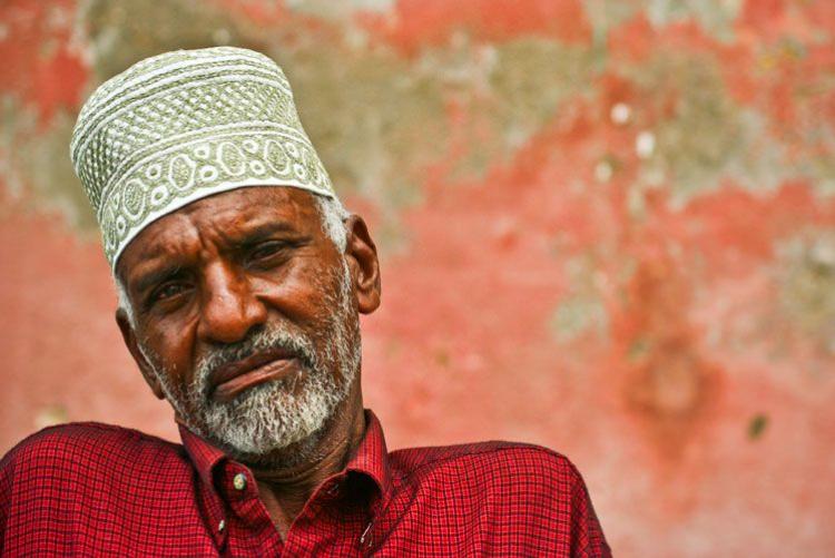 A Swahili man in the Lamu Archipelago