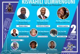 Kiswahili Ulimwenguni; Webina ya Idara ya Kiswahili 